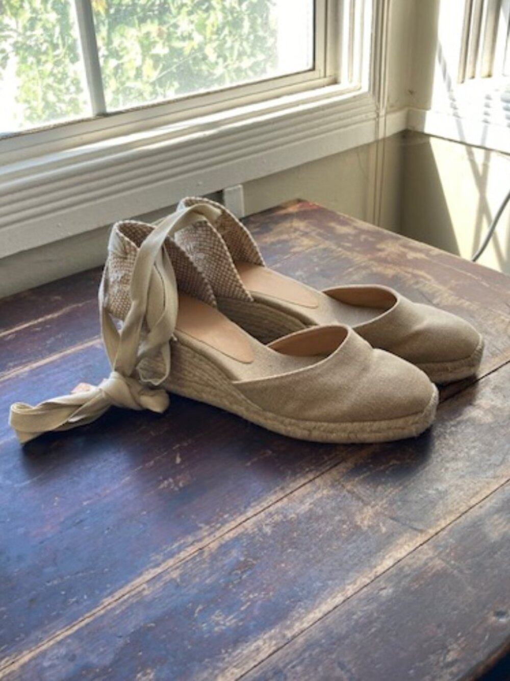 Castañer Ankle-Wrap Wedge Espadrille